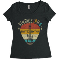 Guitar Lover 28 Year Old Gifts Vintage 1994 Limite Women's Triblend Scoop T-shirt | Artistshot