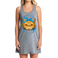 Exotic Shorthair Diabetes Awareness Cat Blue T1d S Tank Dress | Artistshot