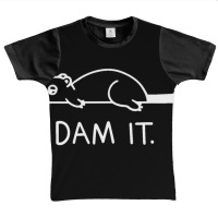 Dam It Beaver Dam Animal Cool Wildlife Cute Nature Graphic Youth T-shirt | Artistshot