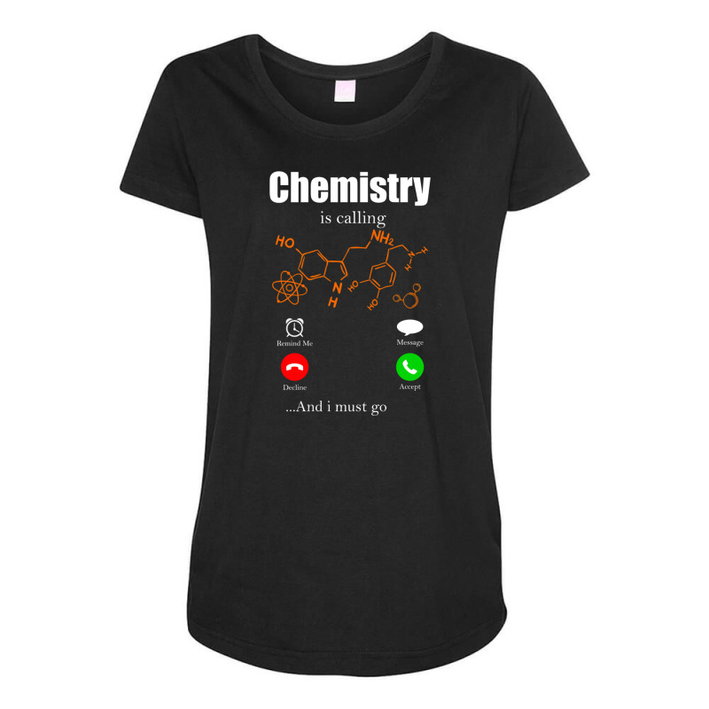 Chemistry Periodic Table Molecule Atom (8) Maternity Scoop Neck T-shirt by ChuArt. | Artistshot