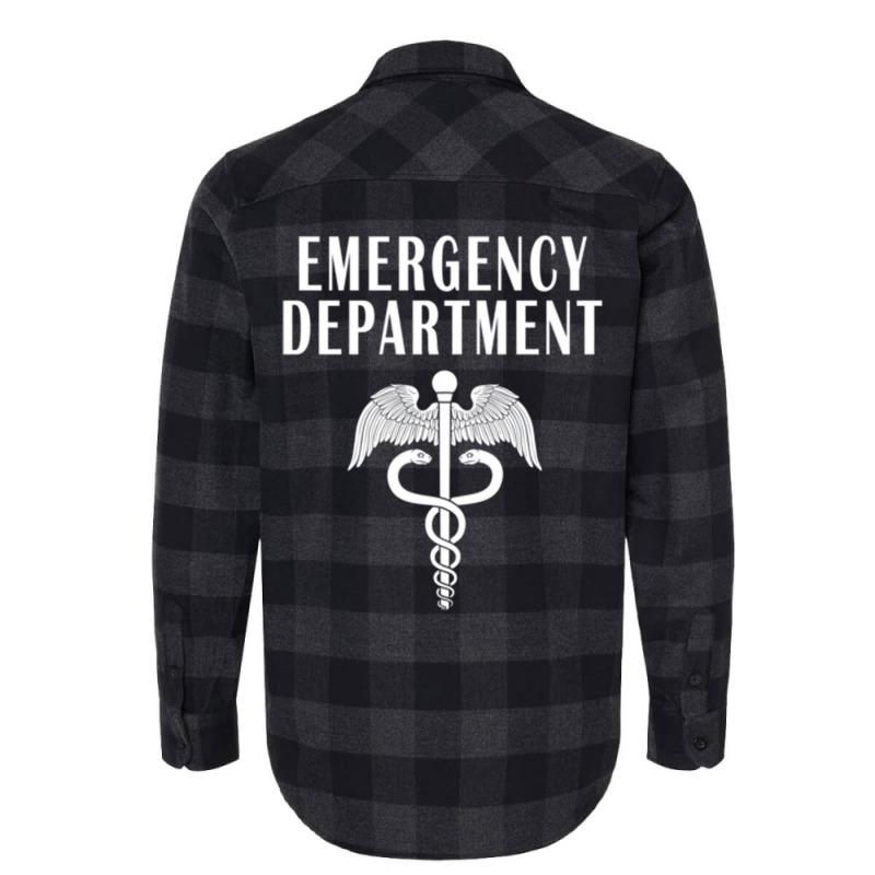 Emergency Department Emergency Room Healthcare Nur Flannel Shirt | Artistshot