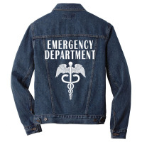 Emergency Department Emergency Room Healthcare Nur Men Denim Jacket | Artistshot