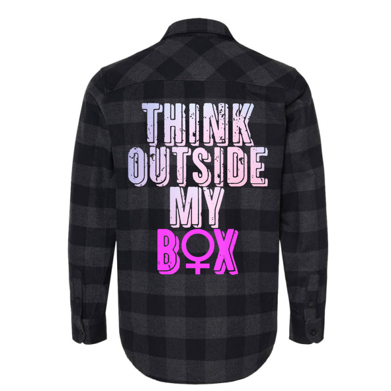 Think Outside My Box Women Reproductive Rights Abo Flannel Shirt | Artistshot