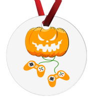 Halloween Video Gamer Pumpkin Jack O Lantern Boys Ornament | Artistshot