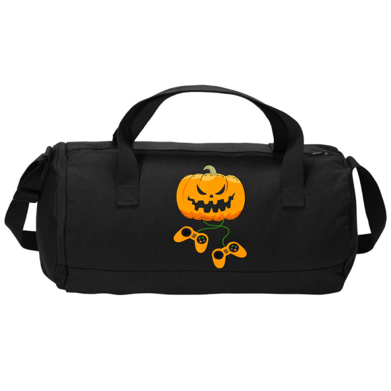 Halloween Video Gamer Pumpkin Jack O Lantern Boys Duffel Bag | Artistshot