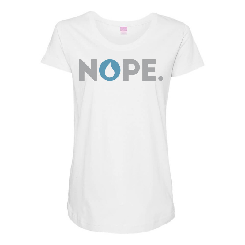 Nope Magic The Gathering Control Blue Player 31 Maternity Scoop Neck T-shirt by slavissweersq | Artistshot