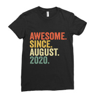 2 Year Old Gift 2nd Birthday Boy Awesome Since Aug Ladies Fitted T-shirt | Artistshot