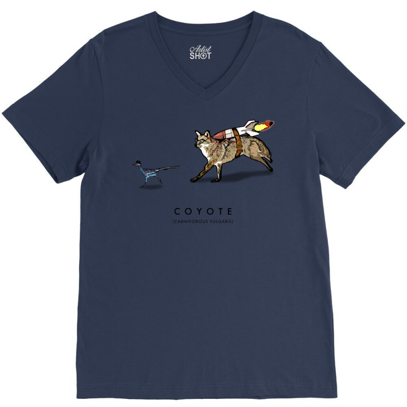 Coyote & Roadrunner 14 V-neck Tee | Artistshot