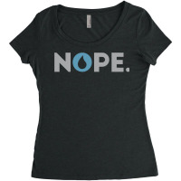 Nope Magic The Gathering Control Blue Player 45 Women's Triblend Scoop T-shirt | Artistshot