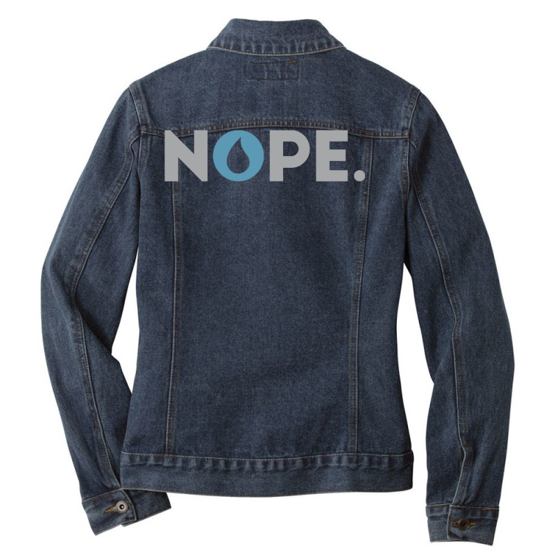 Nope Magic The Gathering Control Blue Player 45 Ladies Denim Jacket by slavissweersq | Artistshot