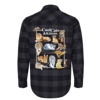 Cool Cats And Kittens Tiger Lion Leopard Felines T Flannel Shirt | Artistshot