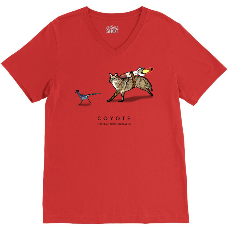 Coyote & Roadrunner 38 V-neck Tee | Artistshot