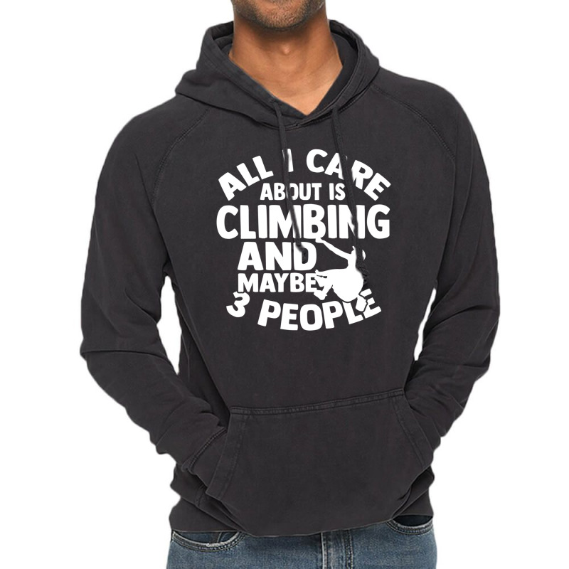 Climbing Mountaineering Climbing Park Bouldering Vintage Hoodie | Artistshot