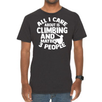 Climbing Mountaineering Climbing Park Bouldering Vintage T-shirt | Artistshot