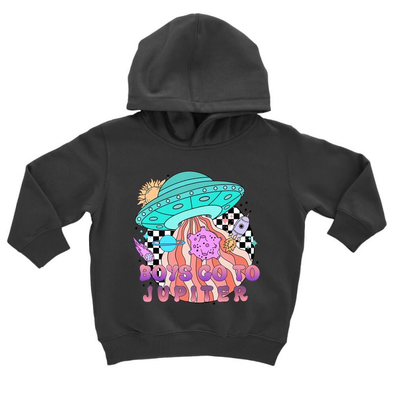 Boys Go To Jupiter Outer Space Retro Valentineâ Toddler Hoodie by ravand | Artistshot