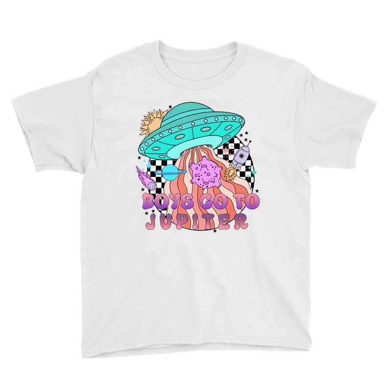 Boys Go To Jupiter Outer Space Retro Valentineâ Youth Tee by ravand | Artistshot