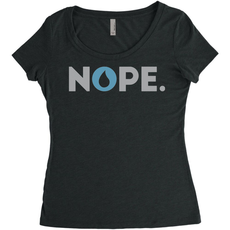 Nope Magic The Gathering Control Blue Player 74 Women's Triblend Scoop T-shirt by slavissweersq | Artistshot