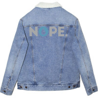 Nope Magic The Gathering Control Blue Player 3 Unisex Sherpa-lined Denim Jacket | Artistshot