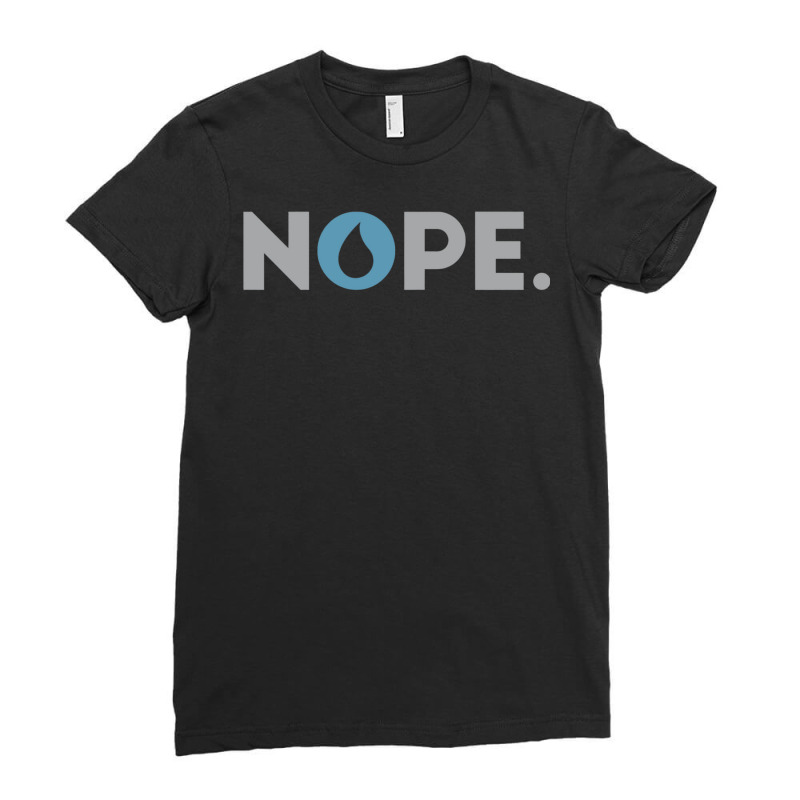 Nope Magic The Gathering Control Blue Player 3 Ladies Fitted T-Shirt by hubricdelpr | Artistshot