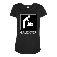 Game Over Baby Maternity Scoop Neck T-shirt | Artistshot