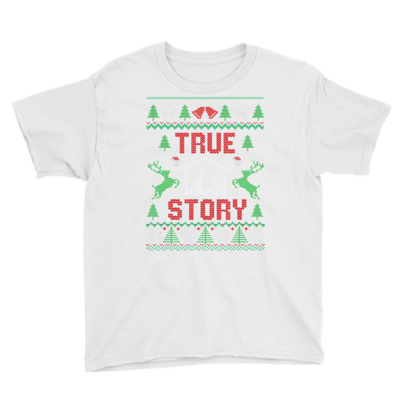 Christmas Nativity Shirt True Story Nativity Scene Youth Tee by imelde | Artistshot