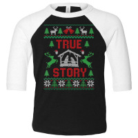 Christmas Nativity Shirt True Story Nativity Scene Toddler 3/4 Sleeve Tee | Artistshot