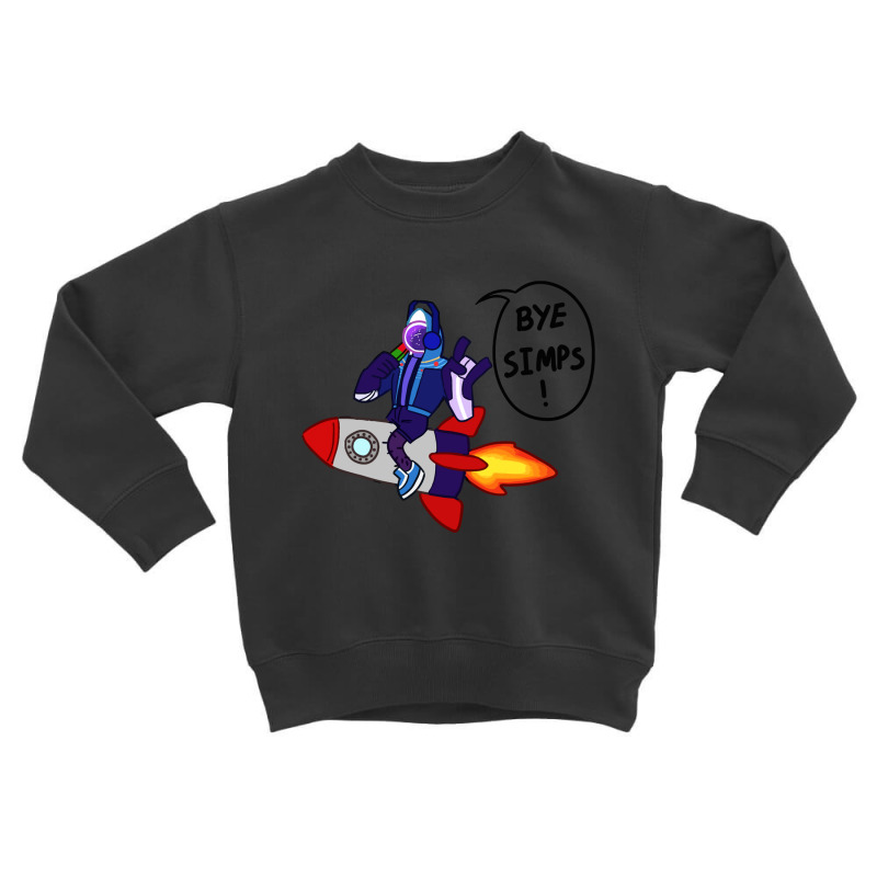 Djss Saying Bye Simps Toddler Sweatshirt | Artistshot