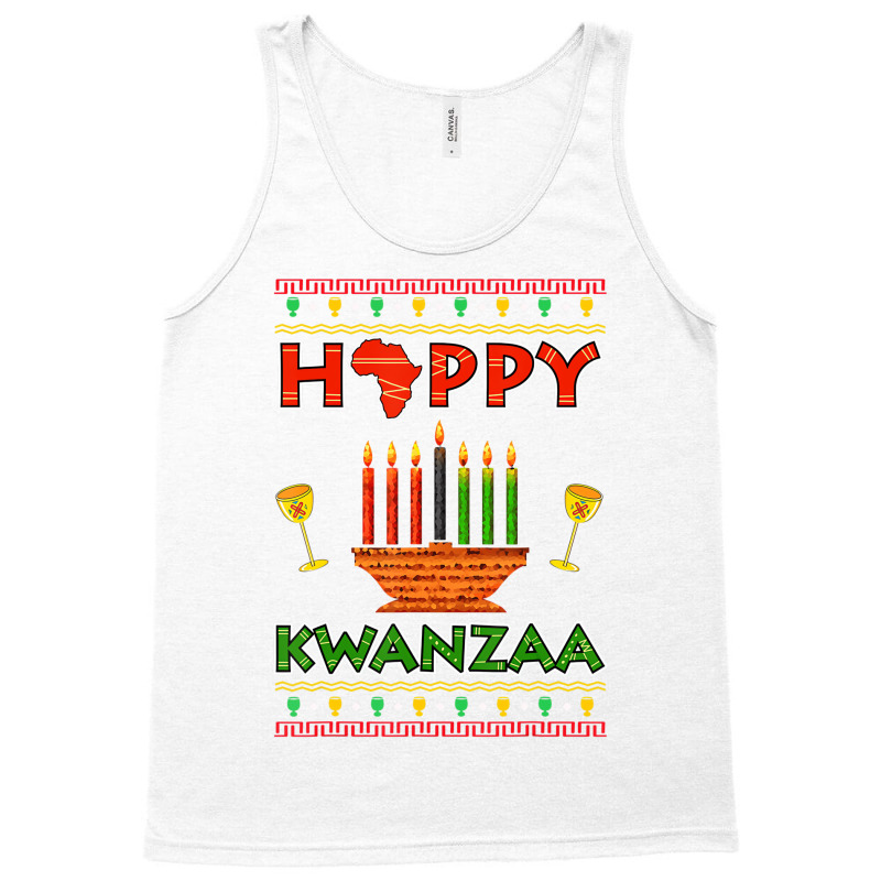 Happy Kwanzaa Kinara Candles African American Chri Tank Top by aiiluurosy | Artistshot