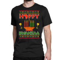 Happy Kwanzaa Kinara Candles African American Chri Classic T-shirt | Artistshot