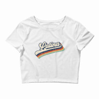 Cool Retro Latina Woman Mexican Girl Idea T Shirt Crop Top | Artistshot