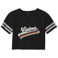 Cool Retro Latina Woman Mexican Girl Idea T Shirt Scorecard Crop Tee | Artistshot