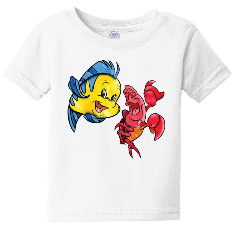 Flounder And Sebastian Baby Tee | Artistshot