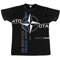 Peace And Freedom Otan Nato Pullover Hoodie Graphic T-shirt | Artistshot