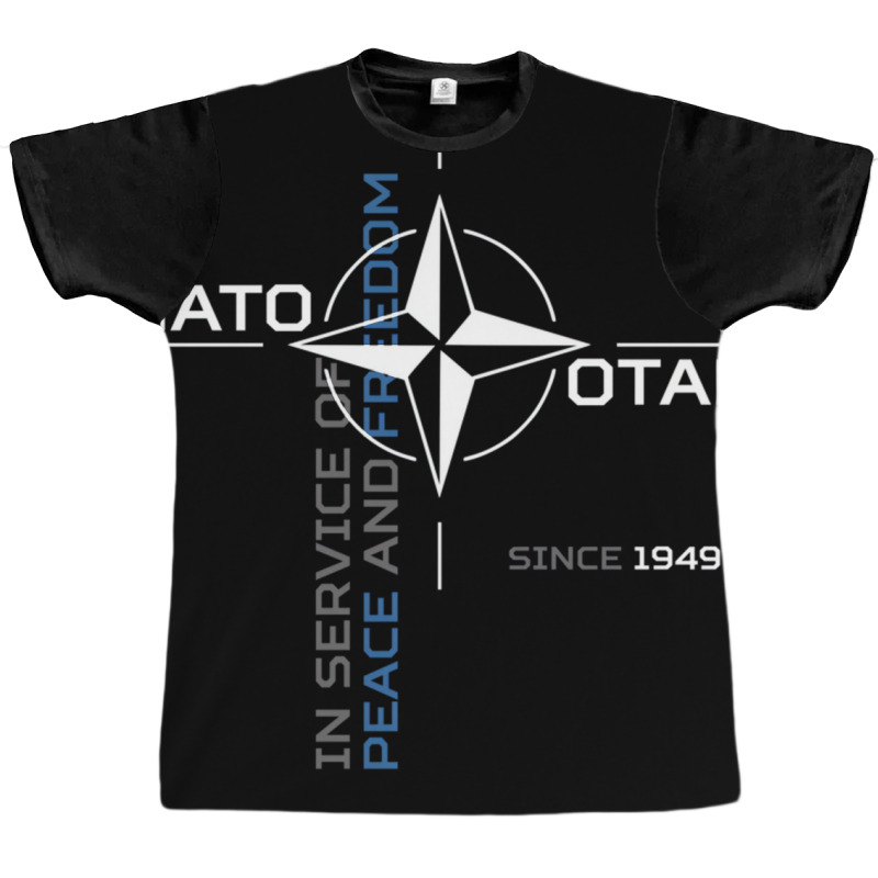 Peace And Freedom Otan Nato Pullover Hoodie Graphic T-shirt by qadina | Artistshot