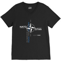 Peace And Freedom Otan Nato Pullover Hoodie V-neck Tee | Artistshot