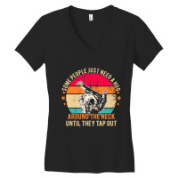 Some People Just Need A Hug Brazilian Jiu Jitsu Mm Women's V-neck T-shirt | Artistshot