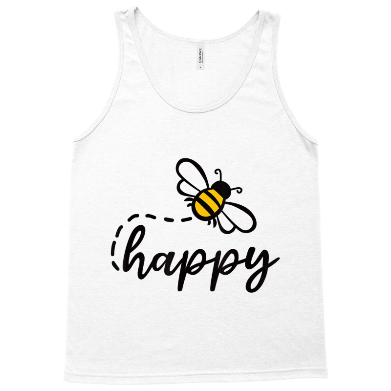 Be Happy Be Kind   Bee Happy, Inspirational, Motiv Tank Top | Artistshot