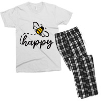 Be Happy Be Kind   Bee Happy, Inspirational, Motiv Men's T-shirt Pajama Set | Artistshot