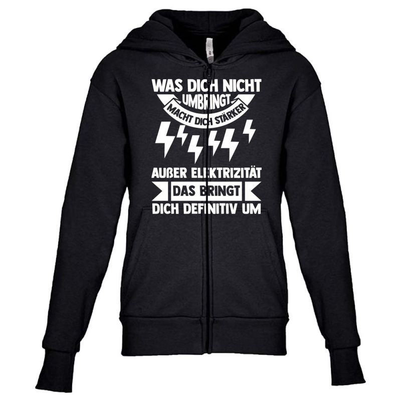 Electronics Technician Electricity Electrician (4) Youth Zipper Hoodie by ChuArt. | Artistshot