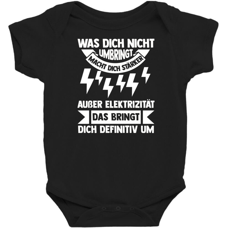 Electronics Technician Electricity Electrician (4) Baby Bodysuit by ChuArt. | Artistshot