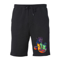 Retro Japan Dragon Fleece Short | Artistshot