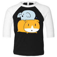 Little Elephant And Guinea Pig Toddler 3/4 Sleeve Tee | Artistshot