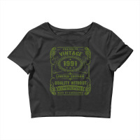 Birthday 365 Vintage 1991 Limited Edition Birthday Crop Top | Artistshot