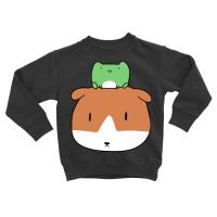 Little Frog And Guinea Pig Face Toddler Sweatshirt | Artistshot