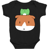 Little Frog And Guinea Pig Face Baby Bodysuit | Artistshot