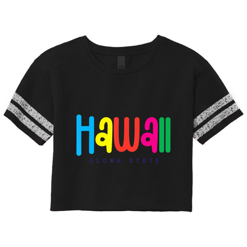 Hawaii Aloha Islands Colorful Beach Vacation Boys Scorecard Crop Tee by tamicam | Artistshot