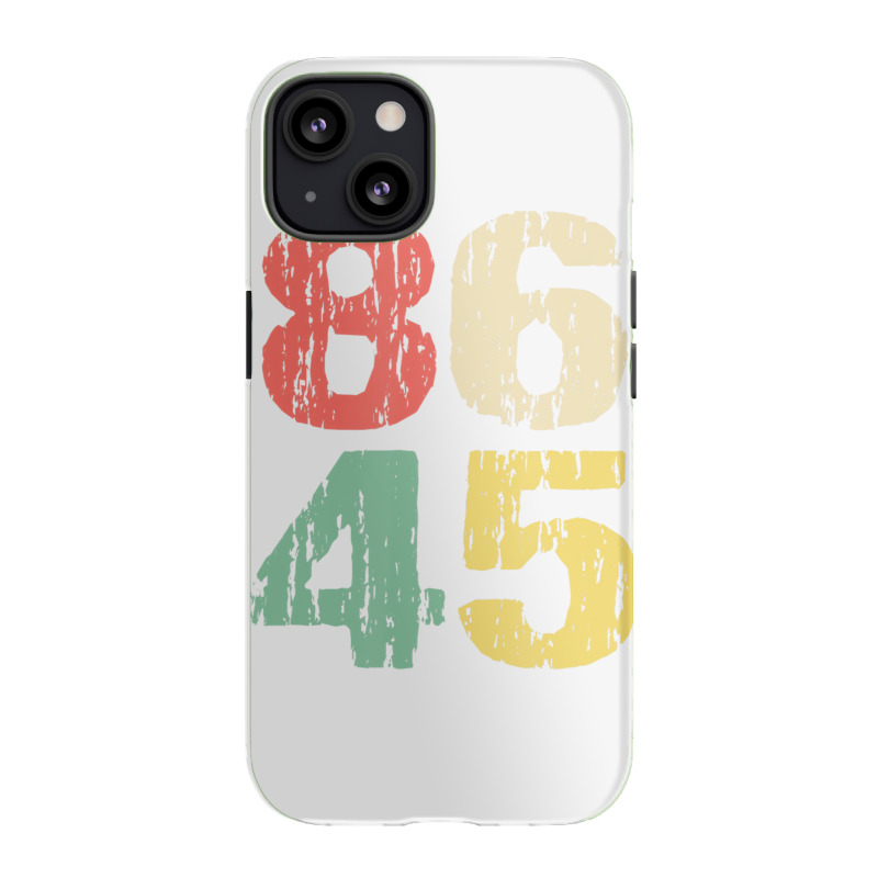 Distressed Retro Vintage 8645 Anti Trump Mens And Iphone 13 Case | Artistshot