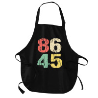 Distressed Retro Vintage 8645 Anti Trump Mens And Medium-length Apron | Artistshot