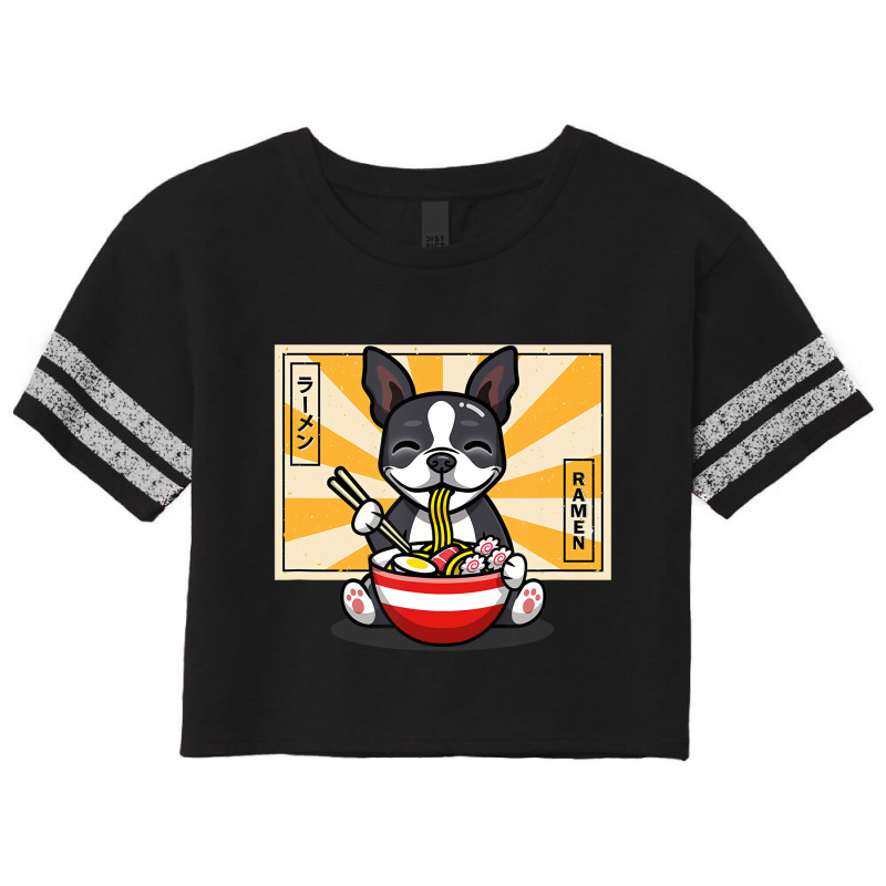 Boston Terrier T Shirt Scorecard Crop Tee by bantonjo | Artistshot