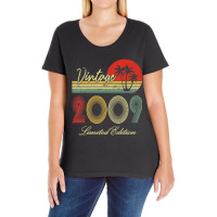 13 Years Old Gift Vintage 2009 Limited Edition 13t Ladies Curvy T-shirt | Artistshot